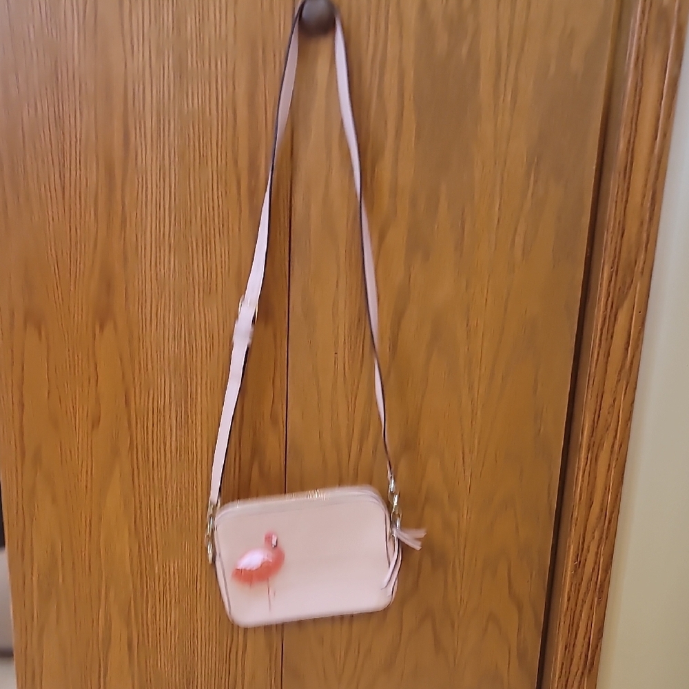 Pink Flamingo Crossbody Bag